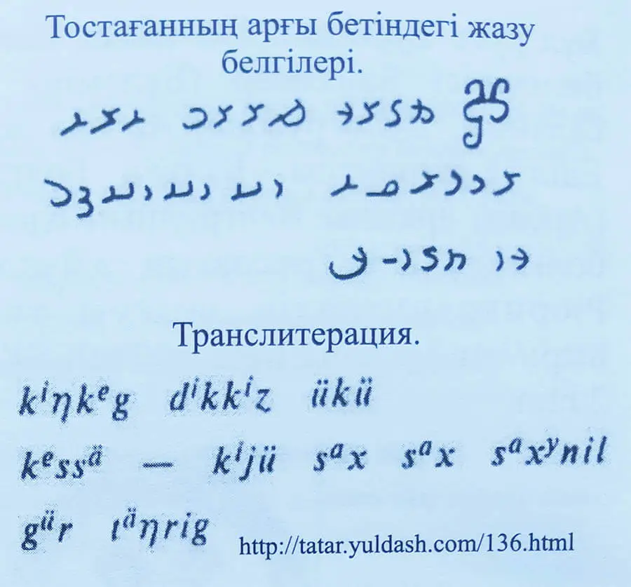 Аттиланың екінші ұлы Теңіз ханның тостағанындағы жазбалар Аттиланың екінші ұлы Теңіз ханның тостағанындағы жазбалар