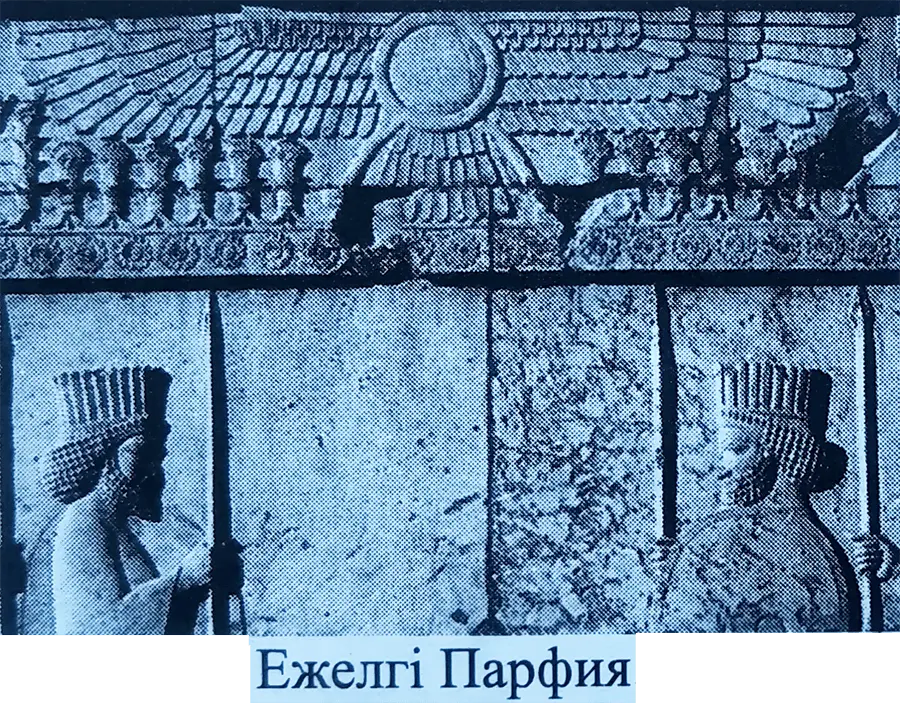 Ежелгі Парфия мемлекетіндегі Дулаттардың таңбасы Ежелгі Парфия мемлекетіндегі Дулаттардың таңбасы