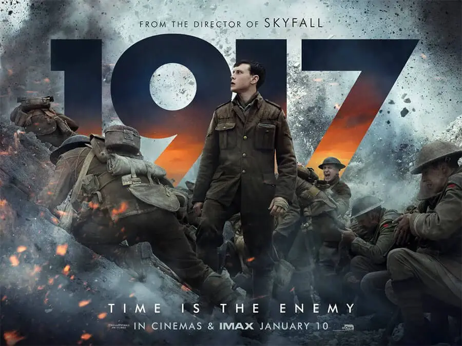 "1917" фильмінің постері "1917" фильмінің постері